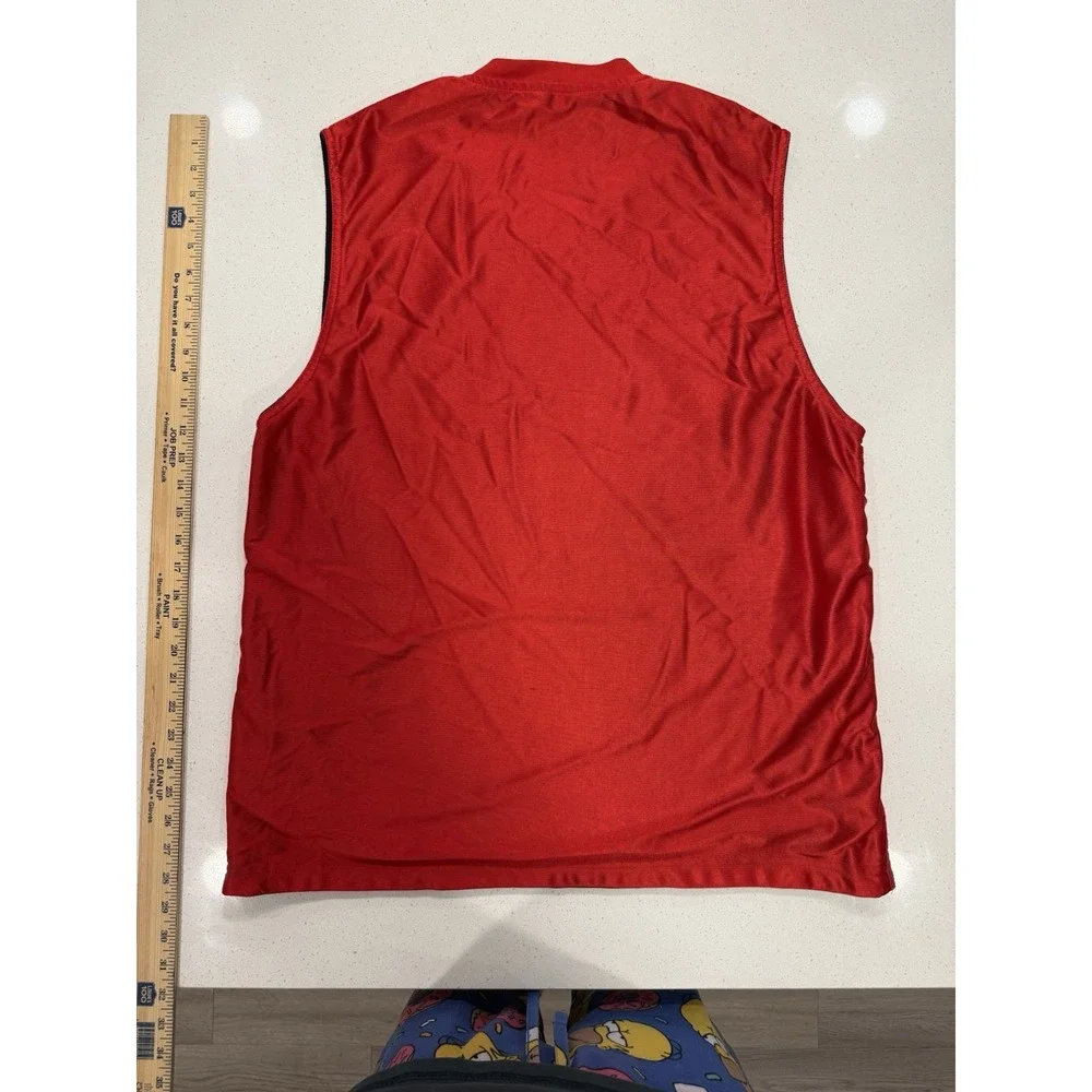Starter Reversible Jersey Men's Red Black‎ Sports Active No Size Tag - Picture 2 of 9